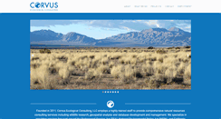 Desktop Screenshot of corvusecological.com